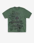 Stüssy - Men's Skulls Pigment Dyed Tee - (Pine)